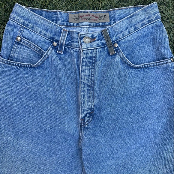 Vtg Levi’s 900 Series Mom Jeans Tapered Straight Fit USA Made Denim Silver Tab 9 - Picture 4 of 11